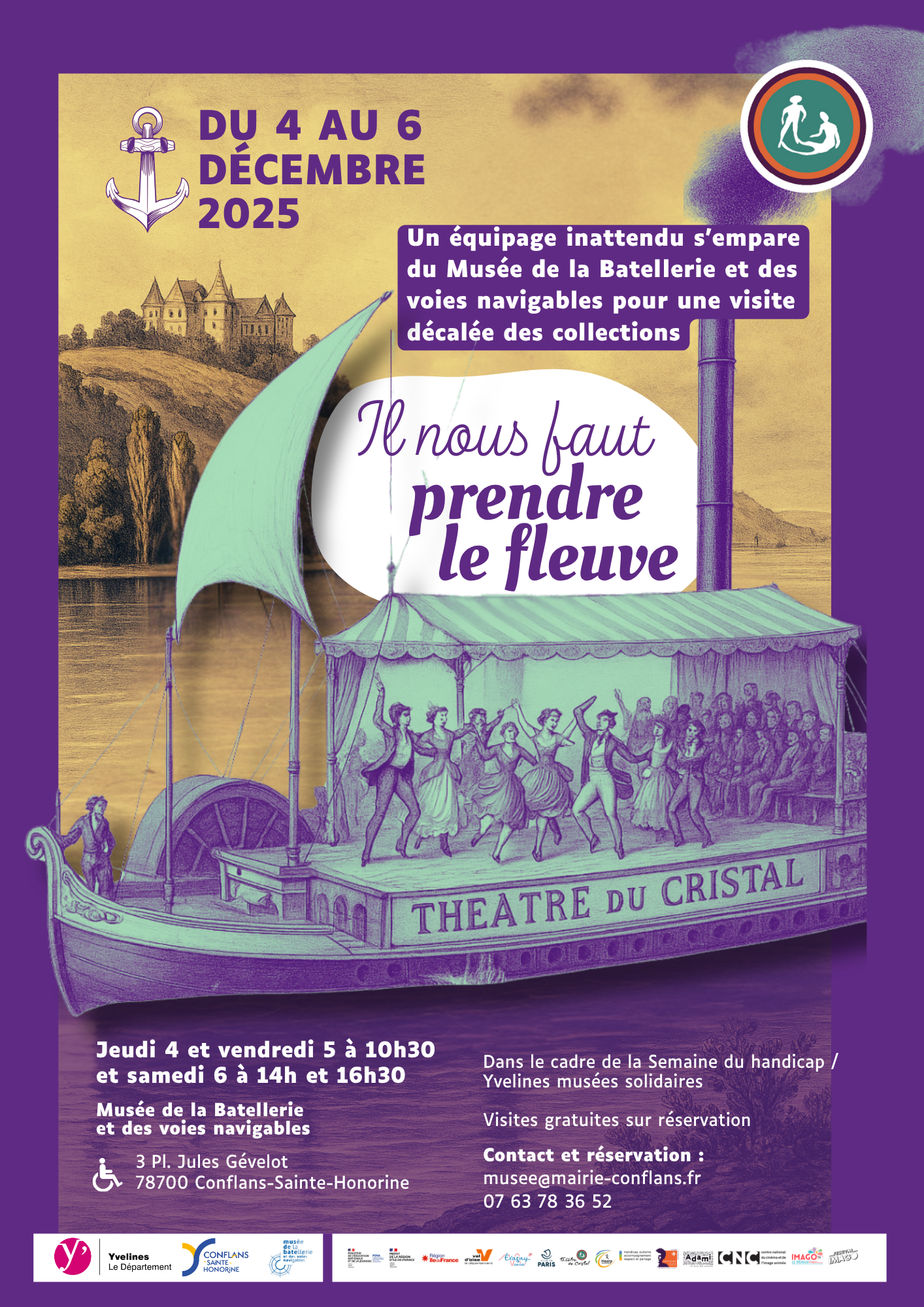 affiche Musée de la Batellerie et des voies navigables